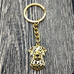 New Dalmatian Key Chains Fashion Pet Dog Jewellery Trendy Dalmatian Car Keychain Bag Keyring For Women Men