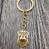 New Mops Schlüsselanhänger Mode Mops Schmuck trendy Mops Auto Schlüsselbund Tasche Schlüsselring Für Frauen Männer