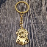 Neuer ST. bernard schlüsselanhänger fashion pet dog schmuck saint bernard auto schlüsselbund tasche schlüsselanhänger für frauen männer