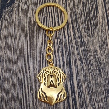 New ST. Bernard Key Chains Fashion Pet Dog Jewellery Saint Bernard Car Keychain Bag Keyring For Women Men