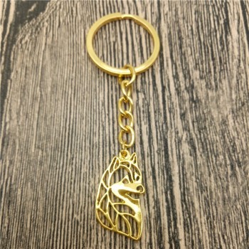 Siberian Husky Porte-clés Mode Animal de compagnie Chien Bijoux Sibérien Husky Voiture Porte-clés Sac Porte-clés Pour Femmes Hommes