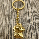 American Staffordshire Terrier Schlüsselanhänger Mode Haustier Hund Schmuck Staffordshire Terrier Auto Schlüsselbund Tasche Schlüsselring für Frauen Männer