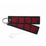 textiel hotelhouder Sleutelhanger met design pilot borduurwerk sleutelhanger sleutelhanger