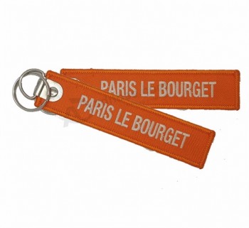 Porte-clés de vol pas cher brodé porte-clés