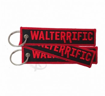 Faites votre propre Hang Tags Broderie Porte-clés Patch Porte-clés Personnalisé