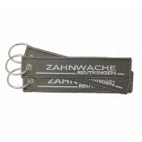 promotionele sleutelhangers borduren textiel patch goedkope auto-logo sleutelhanger