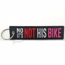 Kundenbezogenheitstextilhochzeitsandenkengäste Gummi keychain