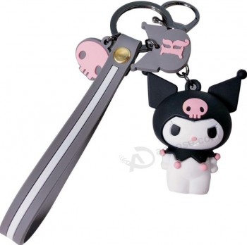 Mignon Dessin Animé Porte-clés Voiture Porte-clés Cadeau Pour Femmes Filles Sac Pendentif DIY Figure Charms Porte-clés Bijoux Pour dropshipping K2199