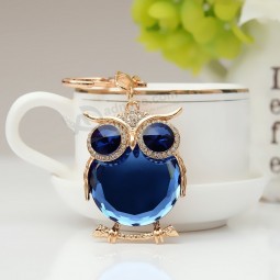 hibou cristal porte-clés strass porte-clés en gros