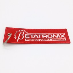 merknaam logo borduurwerk sleutelhanger, sleutelhanger, sleutelhanger