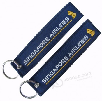 Porte-clés brodé Singapore Airline