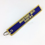 сплетенный Key Tag, брелок из ткани летного экипажа Нет брелка для вышивки MOQ