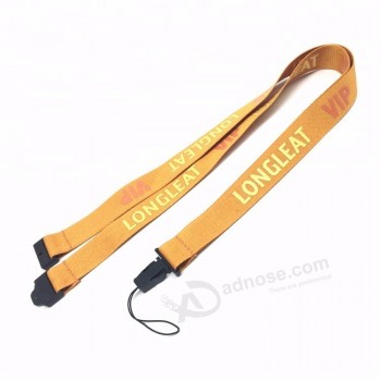 Bonne qualité Impression personnalisée Logo Support de téléphone portable Longes personnalisées Boucle de téléphone portable avec clip détachable