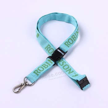 hoogwaardig stoffen dik dubbelzijdig geweven gepersonaliseerd lanyards aangepast logo