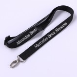 High Quality Custom Printing Adjustable Length Car personalised lanyards With Oval Hook