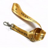 großhandel schöne gold wärmeübertragung druck haustier personalisierte lanyards mit individuellem logo