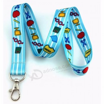 Cheap Custom Polyester Dye Sublimation personalised lanyards/Heat Transfer Lanyards