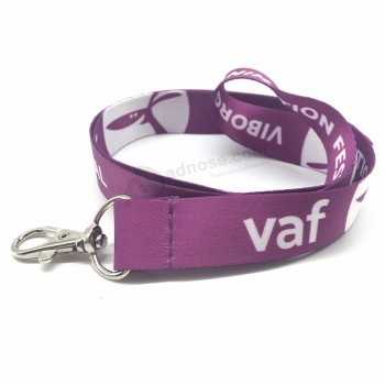 collar de cordones personalizados de sublimación personalizada personalizada con impresión de logotipo