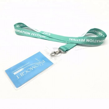 Cool Drôle Personnalisé Polyester Double Face Sublimation Pas Cher Longes Personnalisées Personnalisées Pas de Commande Minimum Pour Porte-Badge Nom D’identification