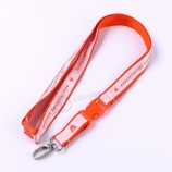 mode Heißer verkauf siebdruck satin label neck polyester personalisierte lanyards gedruckt