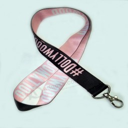 High Quality Wholesale Personalized Heat Transfer personalised lanyards With Custom logo