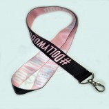 Hochwertige personalisierte Wärmeübertragung personalisierte Lanyards mit individuellem Logo