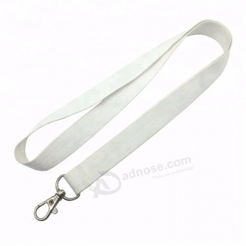 2 cm goedkope witte blanco polyester gepersonaliseerde lanyards