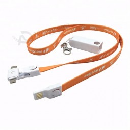cordini personalizzati 3in 1 con trasferimento di calore arancione 12mm di stampa personalizzata di fabbricazione in fabbrica di alta qualità