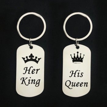 Dog-like key labels with key rings