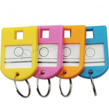 Sac d’identification de bagages en plastique Étiquette Porte-clés Fabricant d’accessoires de porte-clés