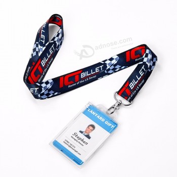 Dye Sublimation Lanyard with ID Card Badge Holder