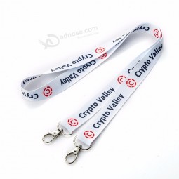 Longes de cou en cuir avec logo personnalisé bon marché avec étiquette de nom