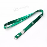 Nylon rond époxy badge porte-clés mignon lanière hk clip
