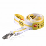 goede sublimatie afdrukken lanyards polyester nek lanyards met aangepaste logo