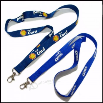 pantone kleurstof gesublimeerd / thermische overdracht logo aangepaste badge houder lanyard voor fabriek