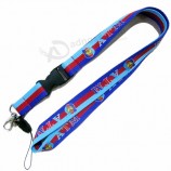Polyester Multicolore Sublimation/Transfert de Chaleur Logo Porte-badge personnalisé Lanière pour les jeux