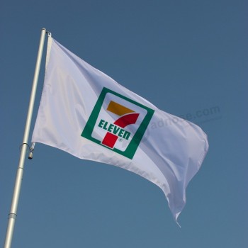 3x5 Extérieur personnalisé design publicité drapeau polyester drapeau avec crochets en plastique drapeau de promotion