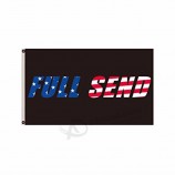 Full Send Banner Flag 3x5ft Nelk Nelkboys für The Boys White Banner