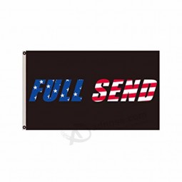 Full Send Banner Flag 3x5ft Nelk Nelkboys für The Boys White Banner