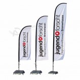 Event Banner Wind Flagge benutzerdefinierte Golf Flaggen Werbung Messer Flagge