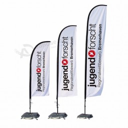 Event Banner Wind Flagge benutzerdefinierte Golf Flaggen Werbung Messer Flagge