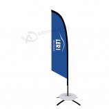 Bandera de cuchillo de 2.8 m tamaño personalizado bandera de plumas bandera volando