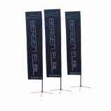Drapeau de plage personnalisé et supports/bannière de couteau publicitaire bannière de drapeau de plume