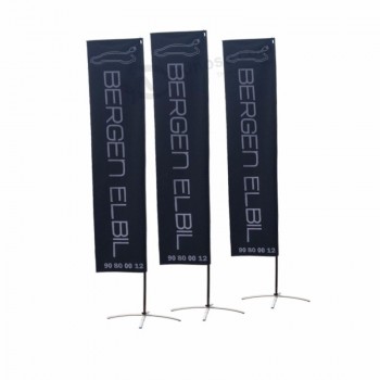 bandeira de praia e suportes personalizados / banners de faca de publicidade bandeira de bandeira de penas