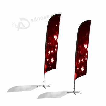 China groothandel outdoor print veer polyester vlag stof voor evenement