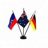 Impression promotionnelle personnalisée National Table Flag Standing