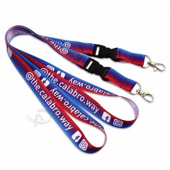 Sublimation bedruckte benutzerdefinierte Lanyards