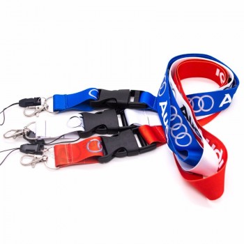 1inch thick multicolor promotional items lanyards with car logo custom