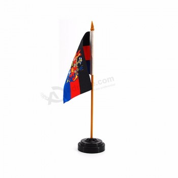Mini drapeau de bureau d’impression personnalisé avec base