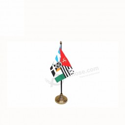 Drapeaux de bureau personnalisés mini table porte-drapeau